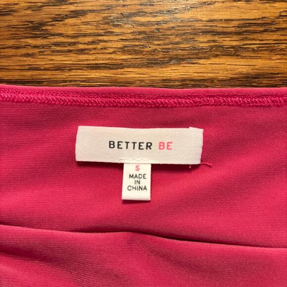 Better Be Hot Pink Bodycon Knee Length Sleeveless Dress Size S - Picture 3 of 11